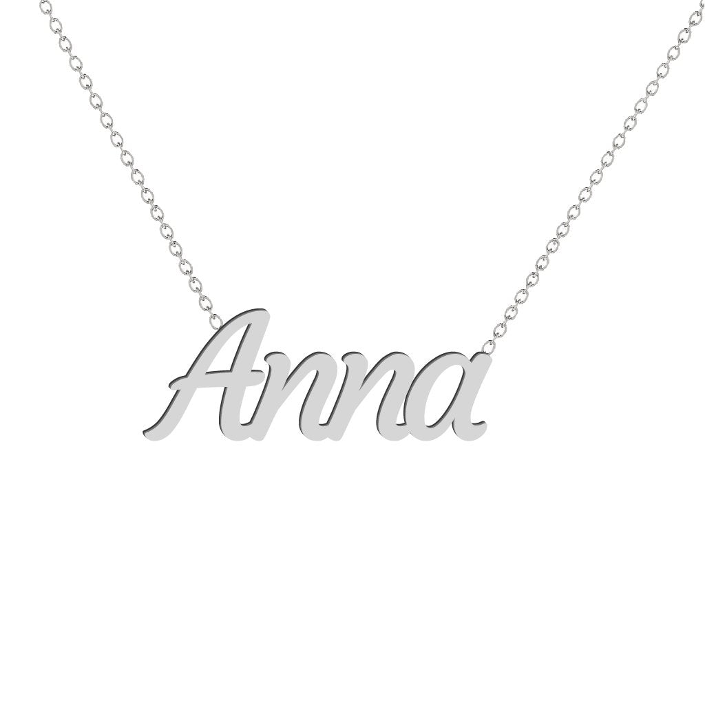 Gold Name Necklace - Anna